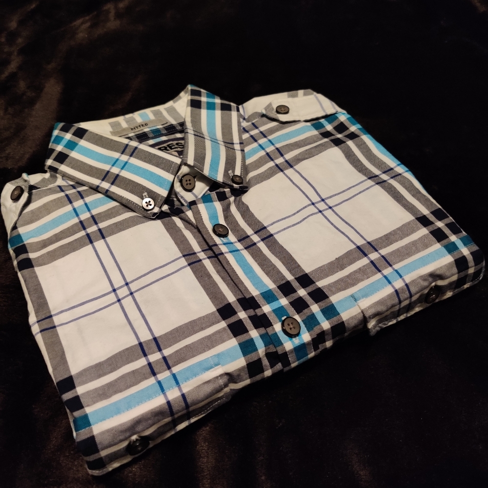 Small Express L/S Button Down Dress Shirt